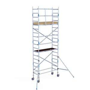 Alumexx Rolsteiger Alumexx Light 75x190 6,2m werkhoogte  - Carbon platformen Rolsteiger Alumexx Light 75x190 6,2m werkhoogte  - Carbon platformen