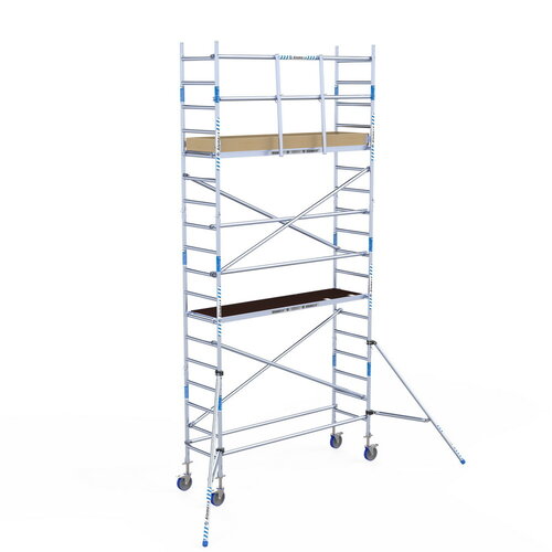 Rolsteiger Alumexx Light 75x250 6,2m werkhoogte geschoord Carbon vloer Alumexx Rolsteiger Alumexx Light 75x250 6,2m werkhoogte geschoord Carbon vloer