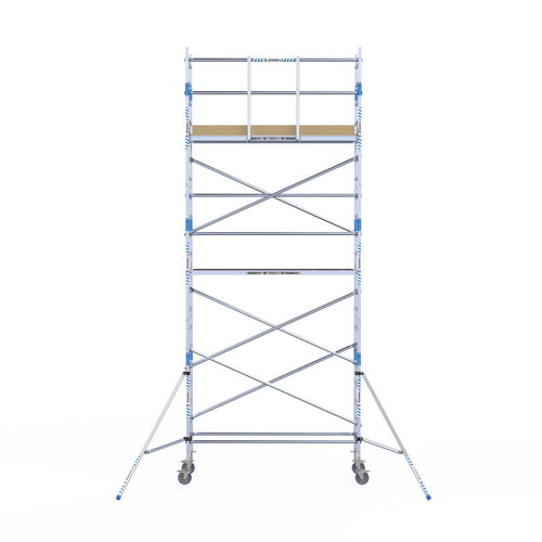 Rolsteiger Alumexx Light 75x250 7,2m werkhoogte geschoord Carbon vloer Alumexx Rolsteiger Alumexx Light 75x250 7,2m werkhoogte geschoord Carbon vloer