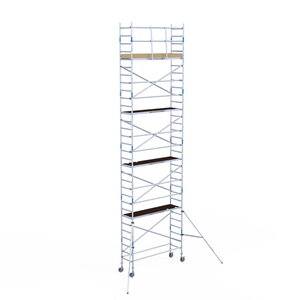 Alumexx Rolsteiger Alumexx Light 75x250 10,2m werkhoogte geschoord Carbon vloer Rolsteiger Alumexx Light 75x250 10,2m werkhoogte geschoord Carbon vloer