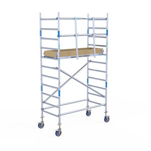 Alumexx Rolsteiger Alumexx Light 90x190 4,2m werkhoogte geschoord Carbon vloer Rolsteiger Alumexx Light 90x190 4,2m werkhoogte geschoord Carbon vloer