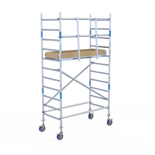 Rolsteiger Alumexx Light 90x190 4,2m werkhoogte geschoord Carbon vloer Alumexx Rolsteiger Alumexx Light 90x190 4,2m werkhoogte geschoord Carbon vloer