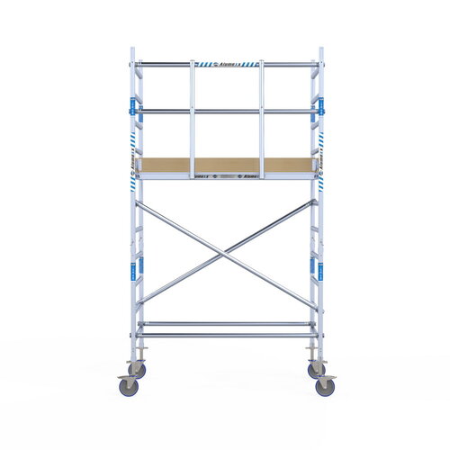 Rolsteiger Alumexx Light 90x190 4,2m werkhoogte geschoord Carbon vloer Alumexx Rolsteiger Alumexx Light 90x190 4,2m werkhoogte geschoord Carbon vloer