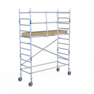 Alumexx Rolsteiger Alumexx Light 90x250 4,2m werkhoogte geschoord Carbon vloer Rolsteiger Alumexx Light 90x250 4,2m werkhoogte geschoord Carbon vloer