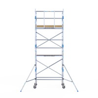 Alumexx Rolsteiger Alumexx Light 90x190 6,2m werkhoogte geschoord Carbon vloer Alumexx Rolsteiger Alumexx Light 90x190 6,2m werkhoogte geschoord Carbon vloer