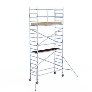 Alumexx Rolsteiger Alumexx Light 90x250 6,2m werkhoogte geschoord Carbon vloer Rolsteiger Alumexx Light 90x250 6,2m werkhoogte geschoord Carbon vloer