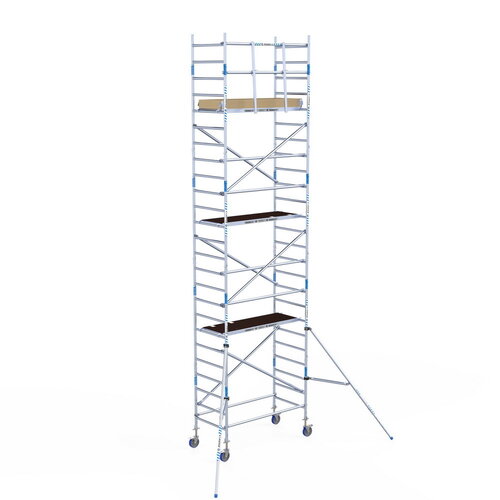 Rolsteiger Alumexx Light 90x190 8,2m werkhoogte geschoord Carbon vloer Alumexx Rolsteiger Alumexx Light 90x190 8,2m werkhoogte geschoord Carbon vloer