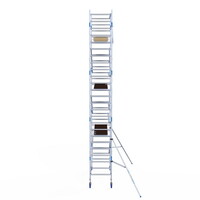 Alumexx Rolsteiger Alumexx Light 90x250 8,2m werkhoogte geschoord Carbon vloer Alumexx Rolsteiger Alumexx Light 90x250 8,2m werkhoogte geschoord Carbon vloer