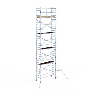 Alumexx Rolsteiger Alumexx Light 90x250 10,2m werkhoogte geschoord Carbon vloer Rolsteiger Alumexx Light 90x250 10,2m werkhoogte geschoord Carbon vloer