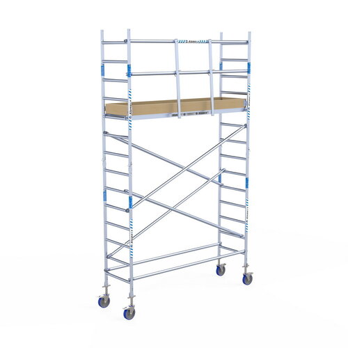 Rolsteiger Alumexx Light 75x250 5,2m werkhoogte geschoord Carbon vloer Alumexx Rolsteiger Alumexx Light 75x250 5,2m werkhoogte geschoord Carbon vloer