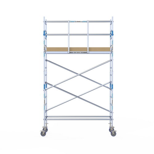 Rolsteiger Alumexx Light 75x250 5,2m werkhoogte geschoord Carbon vloer Alumexx Rolsteiger Alumexx Light 75x250 5,2m werkhoogte geschoord Carbon vloer