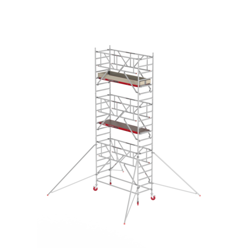 Rolsteiger RS TOWER 41 PLUS-S met Safe-Quick 2 Guardrail – 90x185 7,2m werkhoogte Altrex Rolsteiger RS TOWER 41 PLUS-S met Safe-Quick 2 Guardrail – 90x185 7,2m werkhoogte