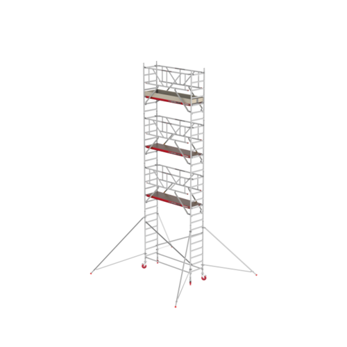 Rolsteiger RS TOWER 41 75x245 9,2m werkhoogte Safe-Quick Guardrail + schoren Altrex Rolsteiger RS TOWER 41 75x245 9,2m werkhoogte Safe-Quick Guardrail + schoren