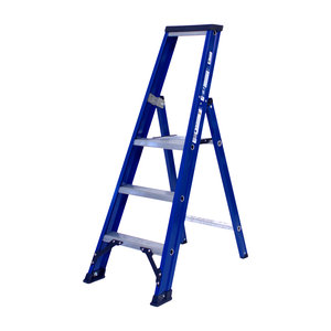DAS products 1 x 3 incl. platform Industriële trap enkel Blue type Hercules 1 x 3 incl. platform Industriële trap enkel Blue type Hercules