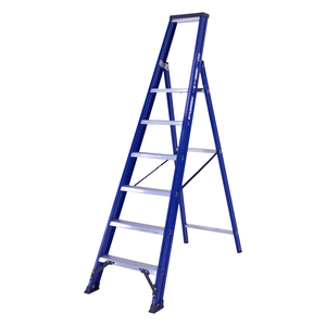 DAS products 1 x 6 incl. platform Industriële trap enkel  Blue type Hercules 1 x 6 incl. platform Industriële trap enkel  Blue type Hercules