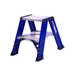 DAS products 2 x 2 incl. platform Industriële trap dubbel Blue type Hercules 2 x 2 incl. platform Industriële trap dubbel Blue type Hercules