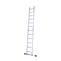 Euroline  1 x 12 sp. EUROLINE Enkele ladder rechte voet + stabiliteitsbalk