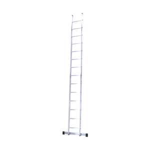 Euroline 1 x 14 sp. EUROLINE Enkele ladder rechte voet + stabiliteitsbalk 1 x 14 sp. EUROLINE Enkele ladder rechte voet + stabiliteitsbalk
