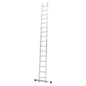 Euroline 1 x 16 sp. EUROLINE Enkele ladder rechte voet + stabiliteitsbalk 1 x 16 sp. EUROLINE Enkele ladder rechte voet + stabiliteitsbalk