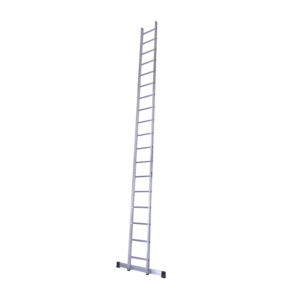 Euroline 1 x 18 sp. EUROLINE Enkele ladder rechte voet + stabiliteitsbalk 1 x 18 sp. EUROLINE Enkele ladder rechte voet + stabiliteitsbalk