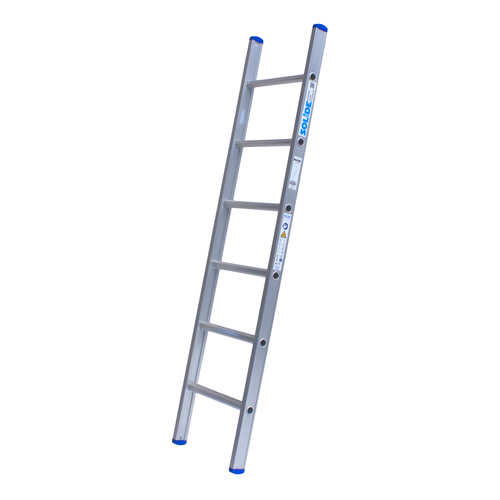 1 x 6 sp. Prof. Enkele Industrieladder met rechte voet Type A06R Solide 1 x 6 sp. Prof. Enkele Industrieladder met rechte voet Type A06R