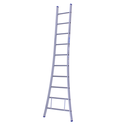 1 x 10 sp. Prof. Enkele Industrieladder met uitgebogen voet Type A10 Solide 1 x 10 sp. Prof. Enkele Industrieladder met uitgebogen voet Type A10