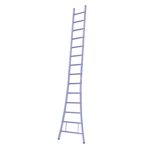 1 x 14 sp. Prof. Enkele Industrieladder met uitgebogen voet Type A14 Solide 1 x 14 sp. Prof. Enkele Industrieladder met uitgebogen voet Type A14