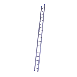 Solide 1 x 18 sp. Prof. Enkele Putladder met rechte voet Type A18R 1 x 18 sp. Prof. Enkele Putladder met rechte voet Type A18R