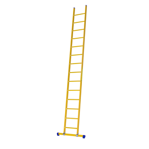 Staltor 1 x 14 sp. Prof. Enkele Industrieladder glasvezelversterkt + stabiliteitsbalk GVK 1 x 14 sp. Prof. Enkele Industrieladder glasvezelversterkt + stabiliteitsbalk GVK
