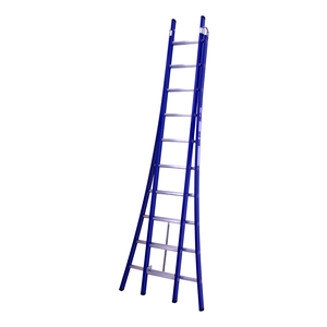 DAS products 2 x 10 sp. Industrieladder 2-delig uitgebogen voet blauw Type Atlas 2 x 10 sp. Industrieladder 2-delig uitgebogen voet blauw Type Atlas