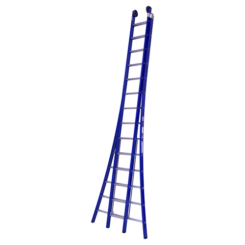2 x 14 sp. Industrieladder 2-delig uitgebogen voet blauw Type Atlas DAS products 2 x 14 sp. Industrieladder 2-delig uitgebogen voet blauw Type Atlas