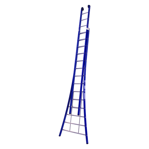 2 x 14 sp. Industrieladder 2-delig uitgebogen voet blauw Type Atlas DAS products 2 x 14 sp. Industrieladder 2-delig uitgebogen voet blauw Type Atlas