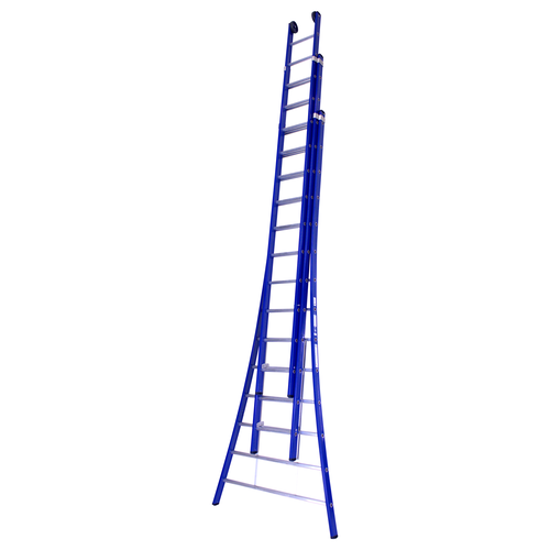 3 x 14 sp. Industrieladder 3-delig uitgebogen voet blauw Type Atlas DAS products 3 x 14 sp. Industrieladder 3-delig uitgebogen voet blauw Type Atlas