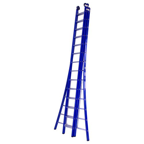 3 x 14 sp. Industrieladder 3-delig uitgebogen voet blauw Type Atlas DAS products 3 x 14 sp. Industrieladder 3-delig uitgebogen voet blauw Type Atlas