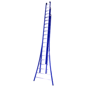 DAS products 3 x 16 sp. Industrieladder 3-delig uitgebogen voet blauw Type Atlas 3 x 16 sp. Industrieladder 3-delig uitgebogen voet blauw Type Atlas