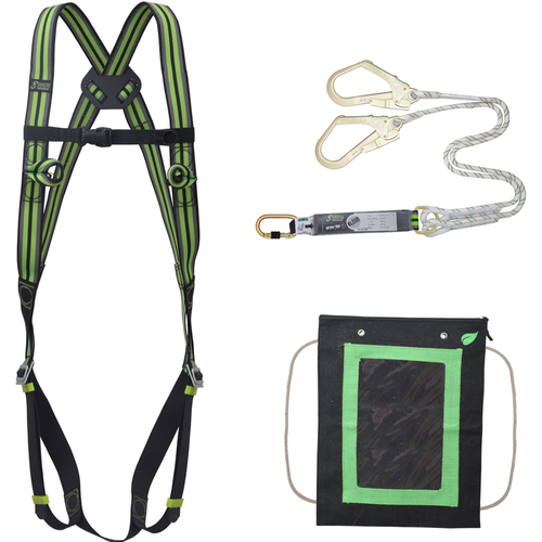 Kratos Complete set valbeveiliging Basic met dubbele leeflijn