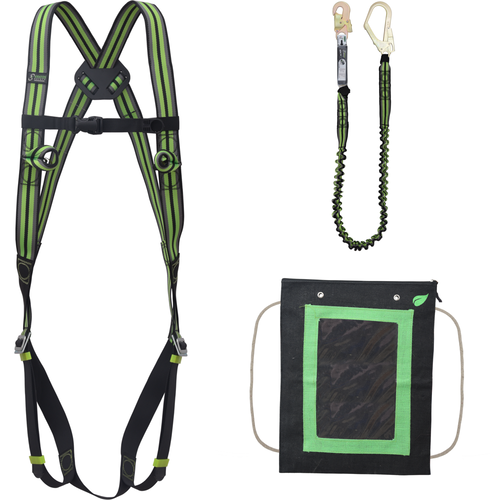 Kratos Complete set valbeveiliging Basic met elastische weerhoudingslijn met draagtas