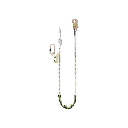 Complete set valbeveiliging Basic met werkpositielijn verstelbaar 4mtr. Kratos Complete set valbeveiliging Basic met werkpositielijn verstelbaar 4mtr.