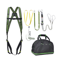 Kratos Complete set valbeveiliging Basic Y-leeflijn 1.5m met veiligheidslijn 10m en werkpositielijn 2m