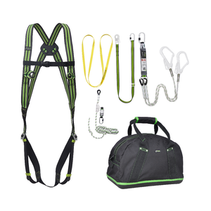 Complete set valbeveiliging Basic Y-leeflijn 1.5m met veiligheidslijn 10m en werkpositielijn 2m