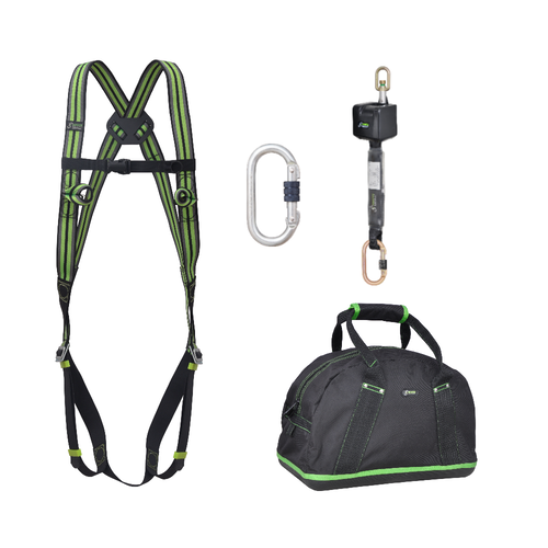 Complete set valbeveiliging Basic valstopblok 2.5m Kratos Complete set valbeveiliging Basic valstopblok 2.5m