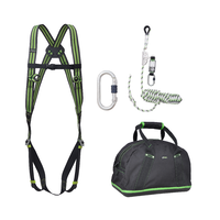 Kratos Complete set valbeveiliging Basic Daken Veiligheidslijn lijnklem 10 Stalen karabijnhaak