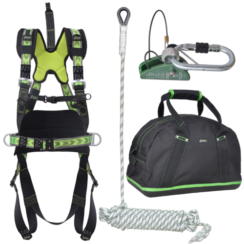 Kratos Complete set valbeveiliging standaard Daken / Afdalen 20mtr