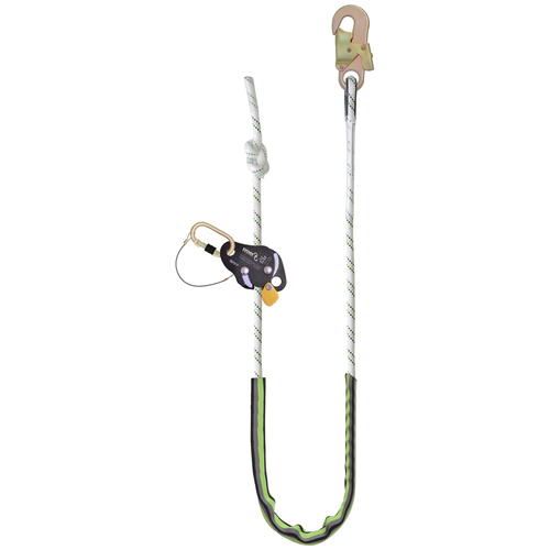 Kratos Complete set valbeveiliging Standaard Daken Valstopblok 6m Werkpositielijn +klem 5m Ankerstrop Ankerpunt voor op hout