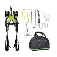 Kratos Complete set valbeveiliging Standaard Y-leeflijn 1.5m met veiligheidslijn 10m en werkpositielijn 2m