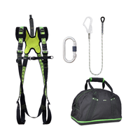 Kratos Complete set valbeveiliging Standaard Kernmantellijn met steigerhaak 1.5m met opbergtas Kratos Complete set valbeveiliging Standaard Kernmantellijn met steigerhaak 1.5m met opbergtas