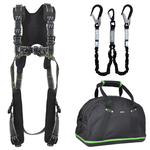 Kratos Complete set valbeveiliging Comfort met dubbele leeflijn