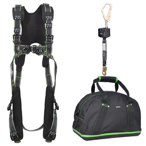 Kratos Complete set valbeveiliging Comfort Anti-val stopblok 2.5 m met valstopblok