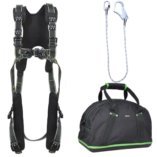 Kratos Complete set valbeveiliging Comfort met weerhoudingslijn en karabijnhaak