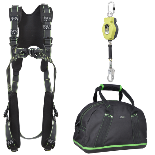 Kratos Complete set valbeveiliging Comfort Valstopblok kabel 3,5m met valstopblok